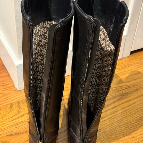 Tory Burch Black Irene 5444 Riding Boots, Size 6.5 - Picture 6 of 7